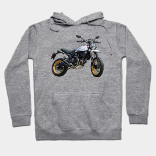 Scrambler Bike Illustration Hoodie